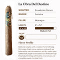 La Obra Del Destino Ecuadorian Oscuro - Box 10ct